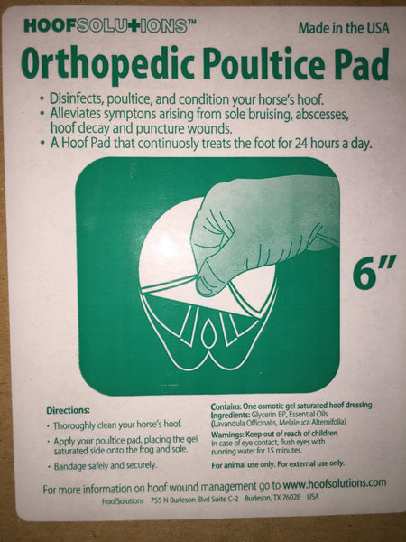 HoofSolutions Orthopedic Poultice Pad (Medicated)